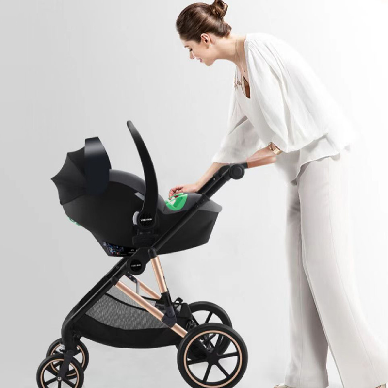 Cochecito de bebé con sistema de viaje con asiento de automóvil para bebés RA-U18